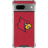 University of Louisville Red Background Google Pixel 7a Clear Case